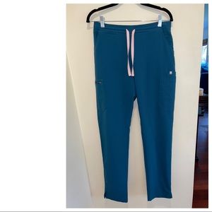 FIGS Womens Dark Green Yola Skinny Scrub Drawstring